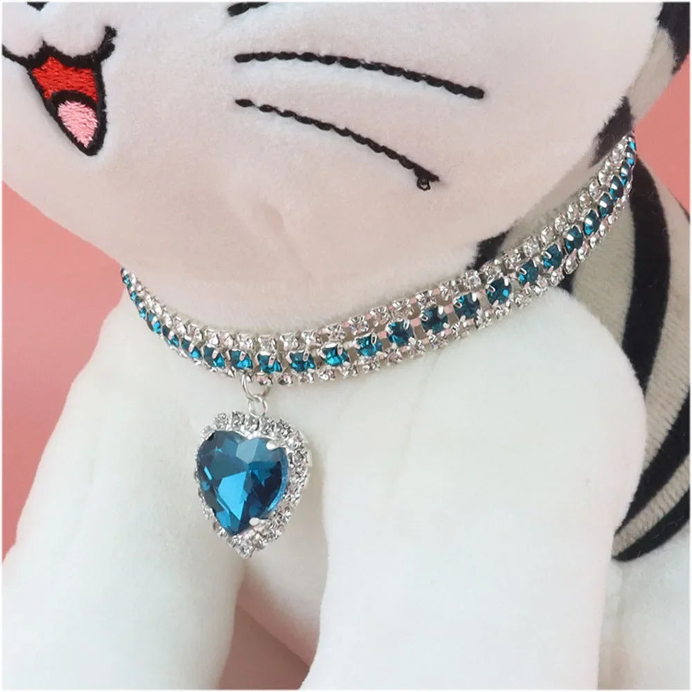 Collar de Diamantes para Gatos