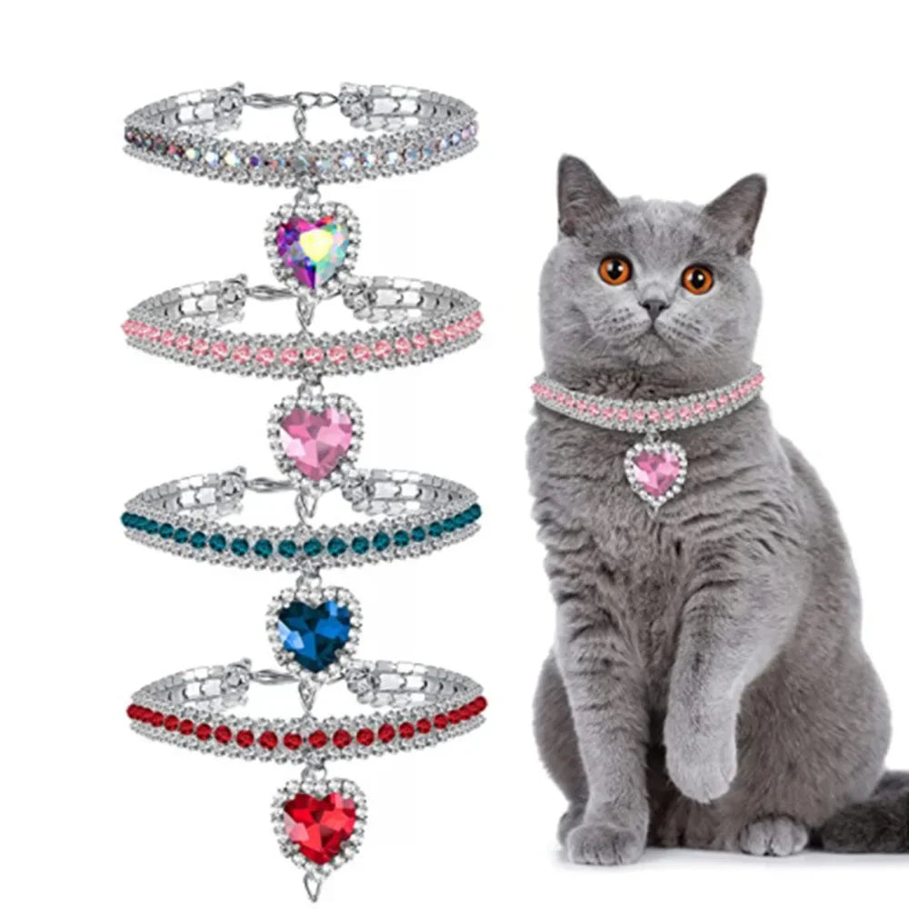 Collar de Diamantes para Gatos